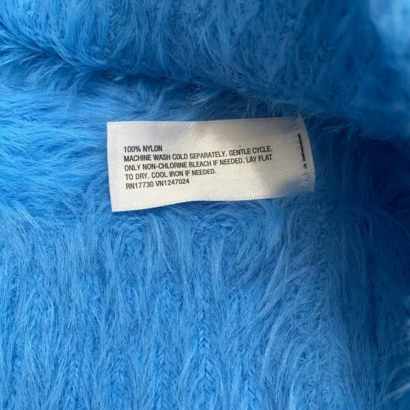 Future Collective fuzzy Y2K blue sweater - Picture 4 of 7